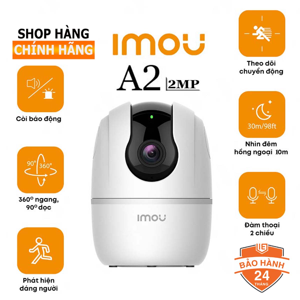 Camera WiFi 360 Imou A22EP A2 2MP hàng chính hãng