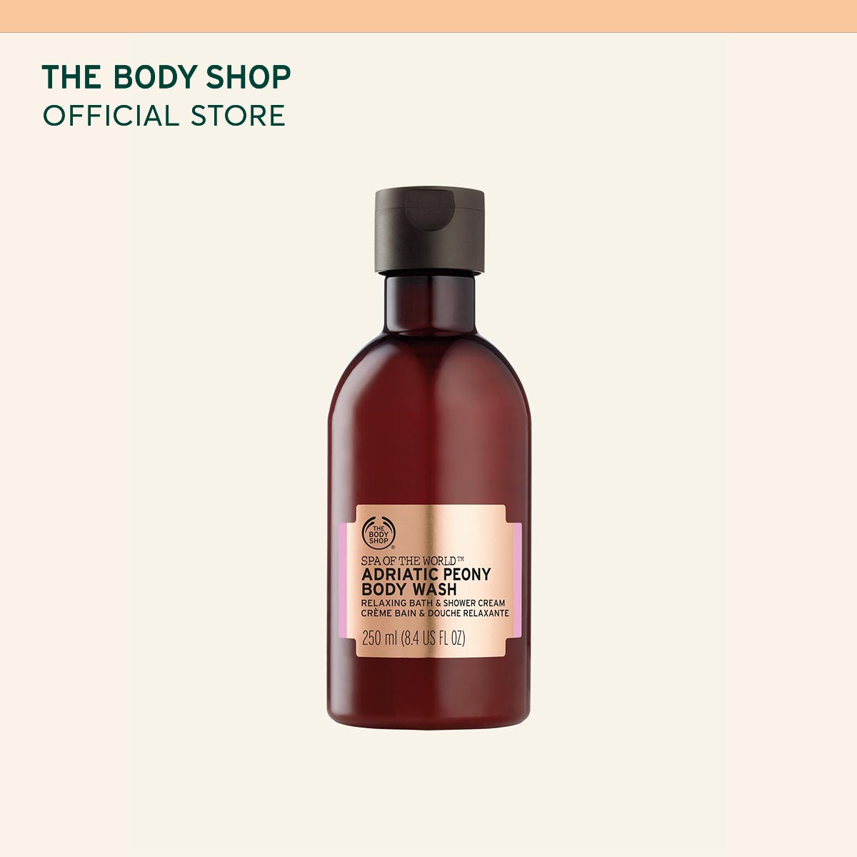 Kem Tắm The Body Shop Spa Of The World™ Adriatic Peony (250ml)