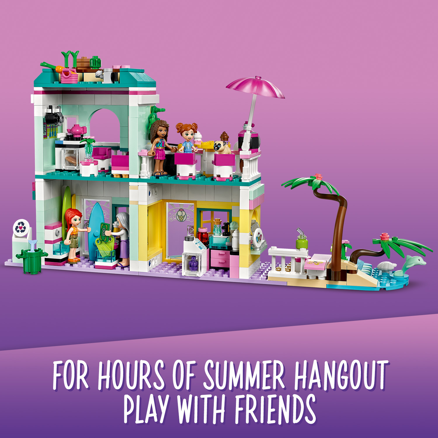 LEGO Friends 41693 Lướt sóng trên biển (685 chi tiết)