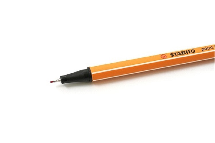 Bút lông kim Stabilo Point 88 - 0.4mm - Màu đỏ sẫm (88/50)