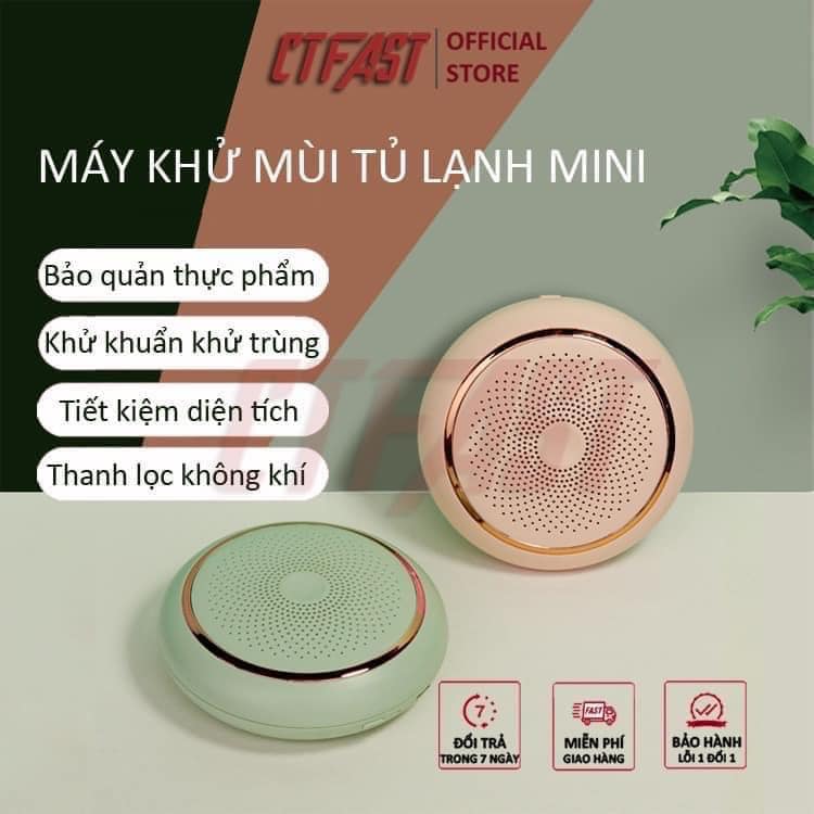 Máy lọc không khí khử mùi mini cho phòng/xe hơi/tủ lạnh/tủ quần áo nhỏ gọn tiện dụng cho gia đình