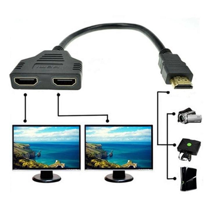 Cáp Chia Tín Hiệu HDMI 1 Ra 2 Đầu