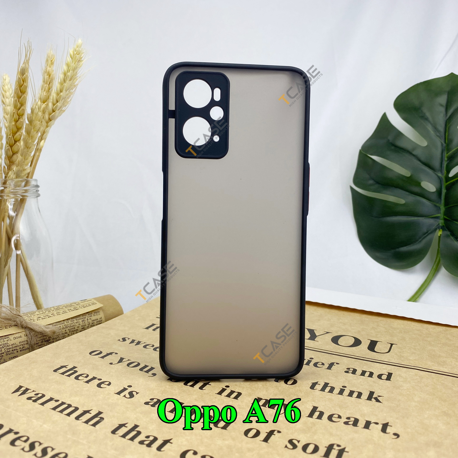 Ốp lưng Tcase dành cho Oppo A Series - Ốp nhám mờ chống sốc, bảo vệ camera | Hàng chính hãng - OPPO A76