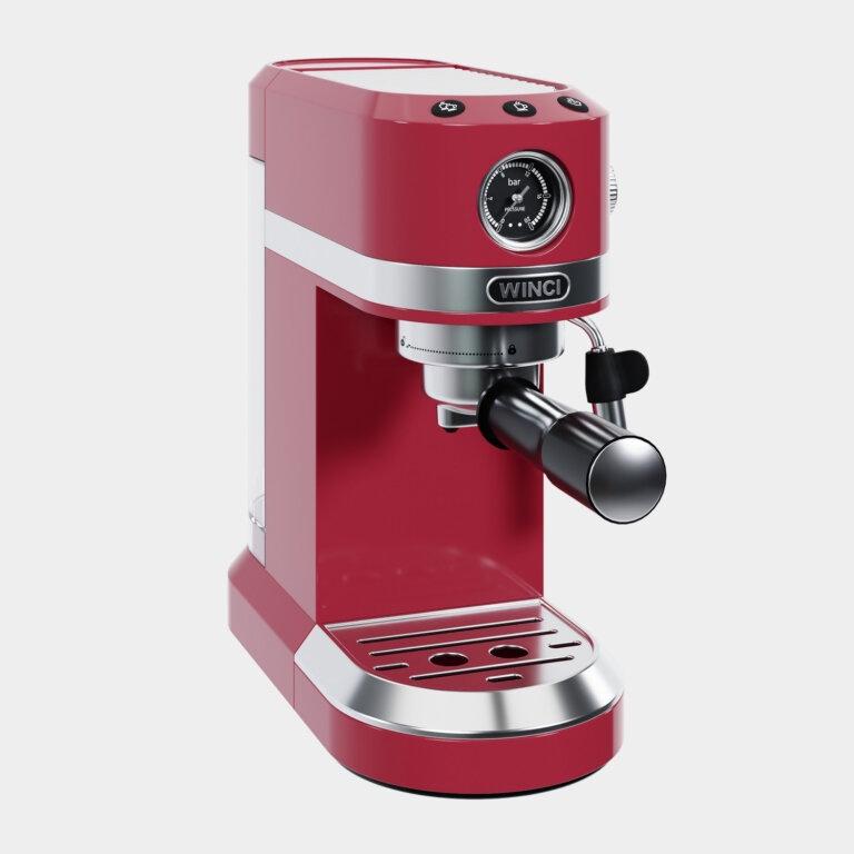 Máy pha cà phê Espresso, Capuchino, Latte Winci EM3012, bảo hành 24 tháng, hàng chính hãng.