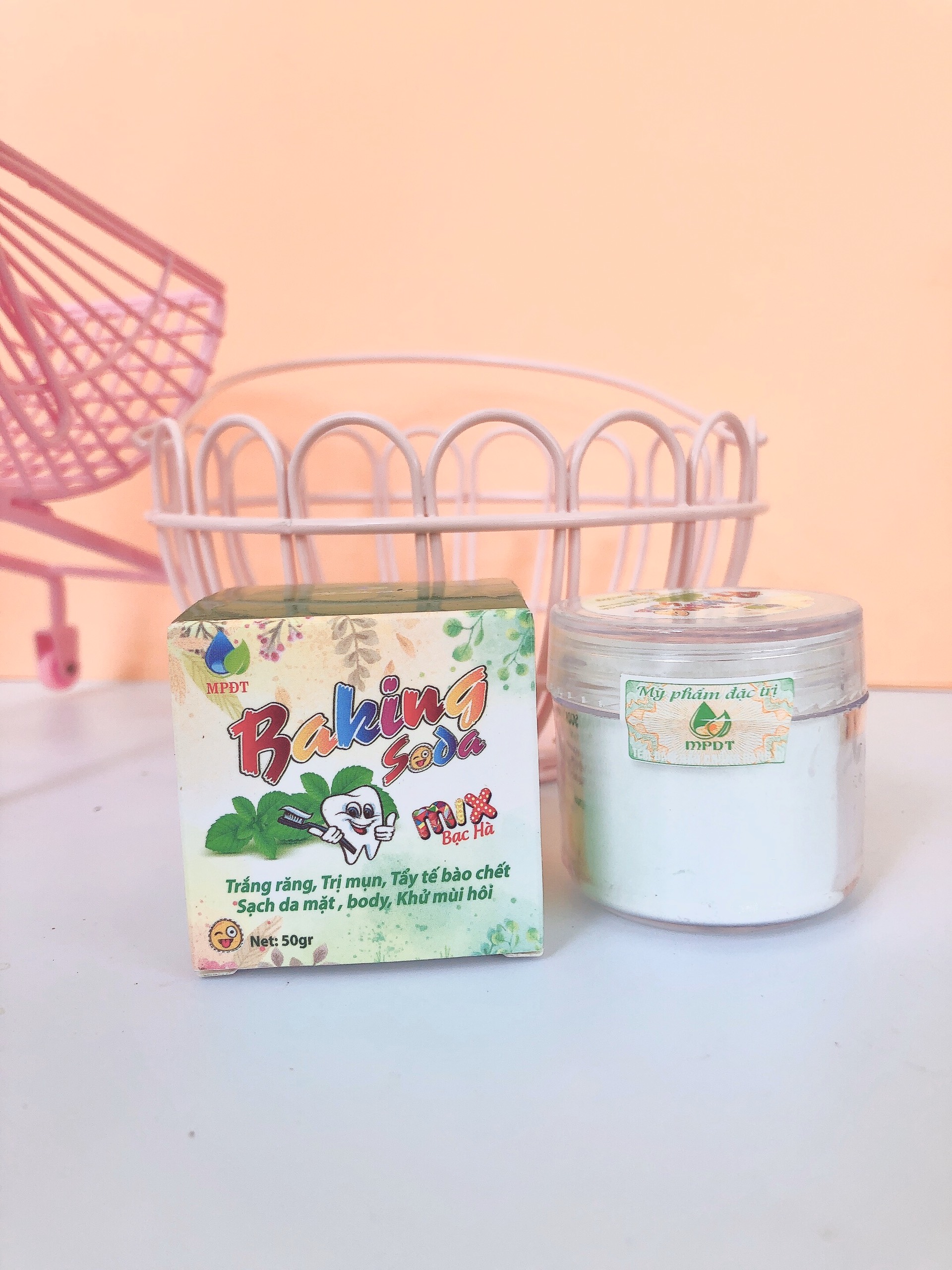 Soda mix bạc hà MPDT làm trắng răng, tẩy rửa đa năng