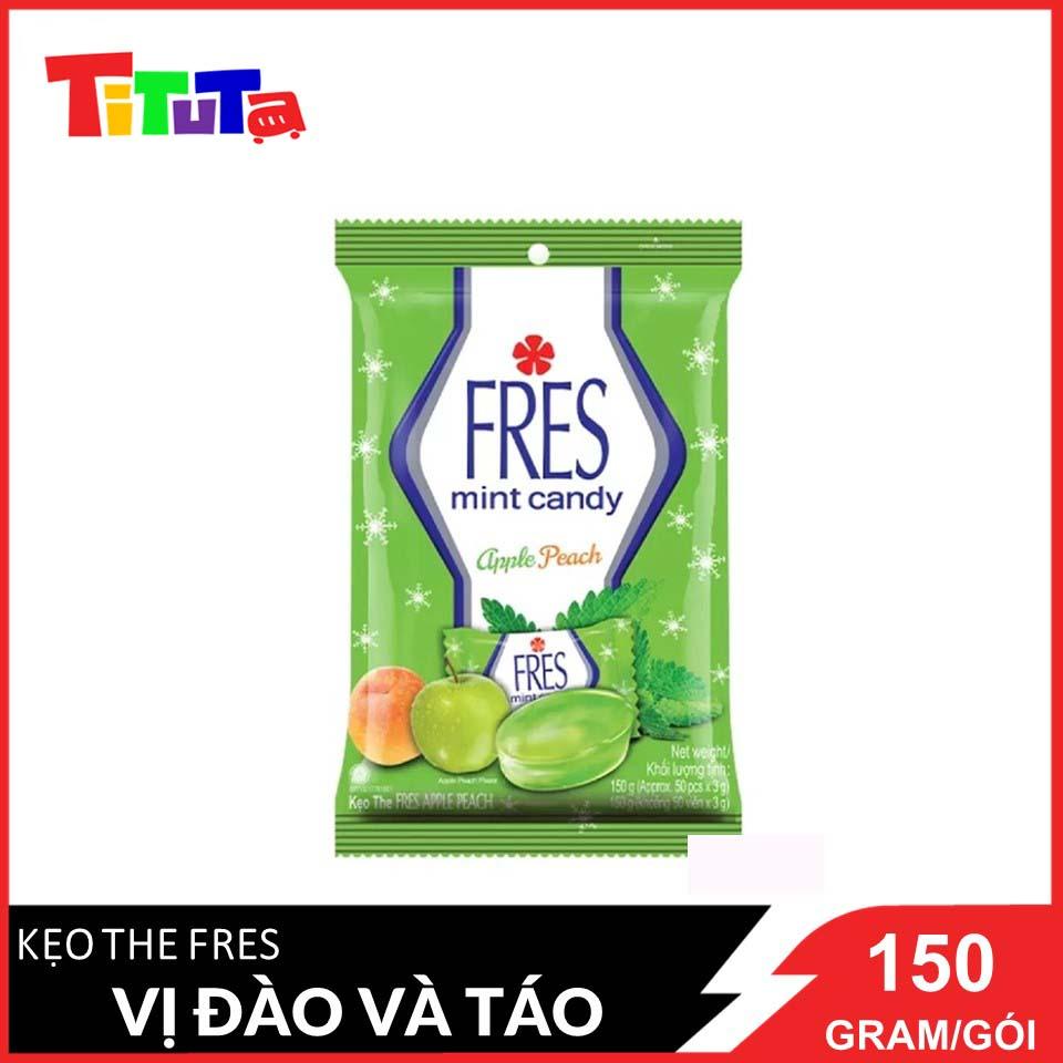 Kẹo the Fres Apple Peach Bịch 150g