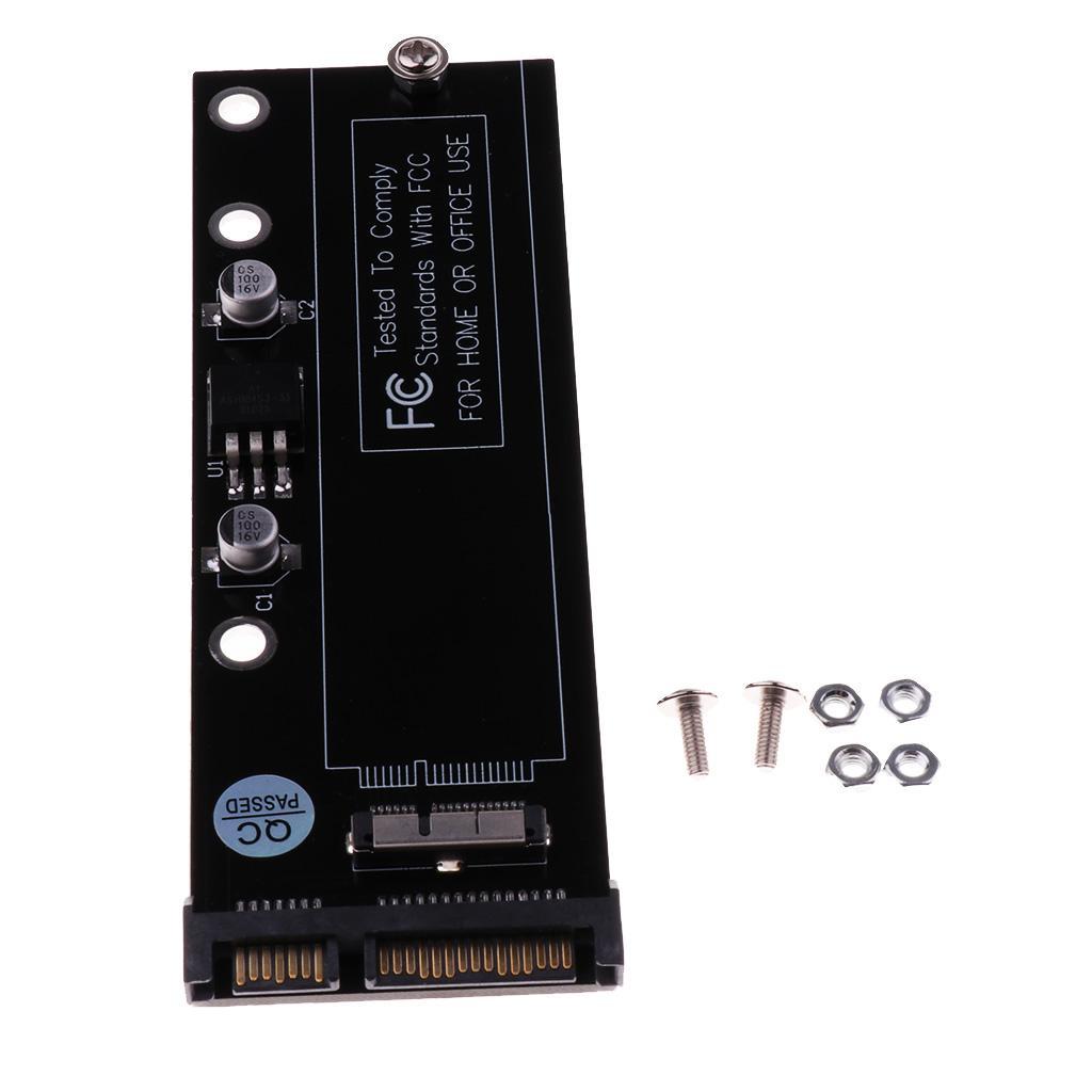 2Pieces 6+12pin SSD to 22Pin SATA Converter Adapter Card for 2010 2011 MacBook Air