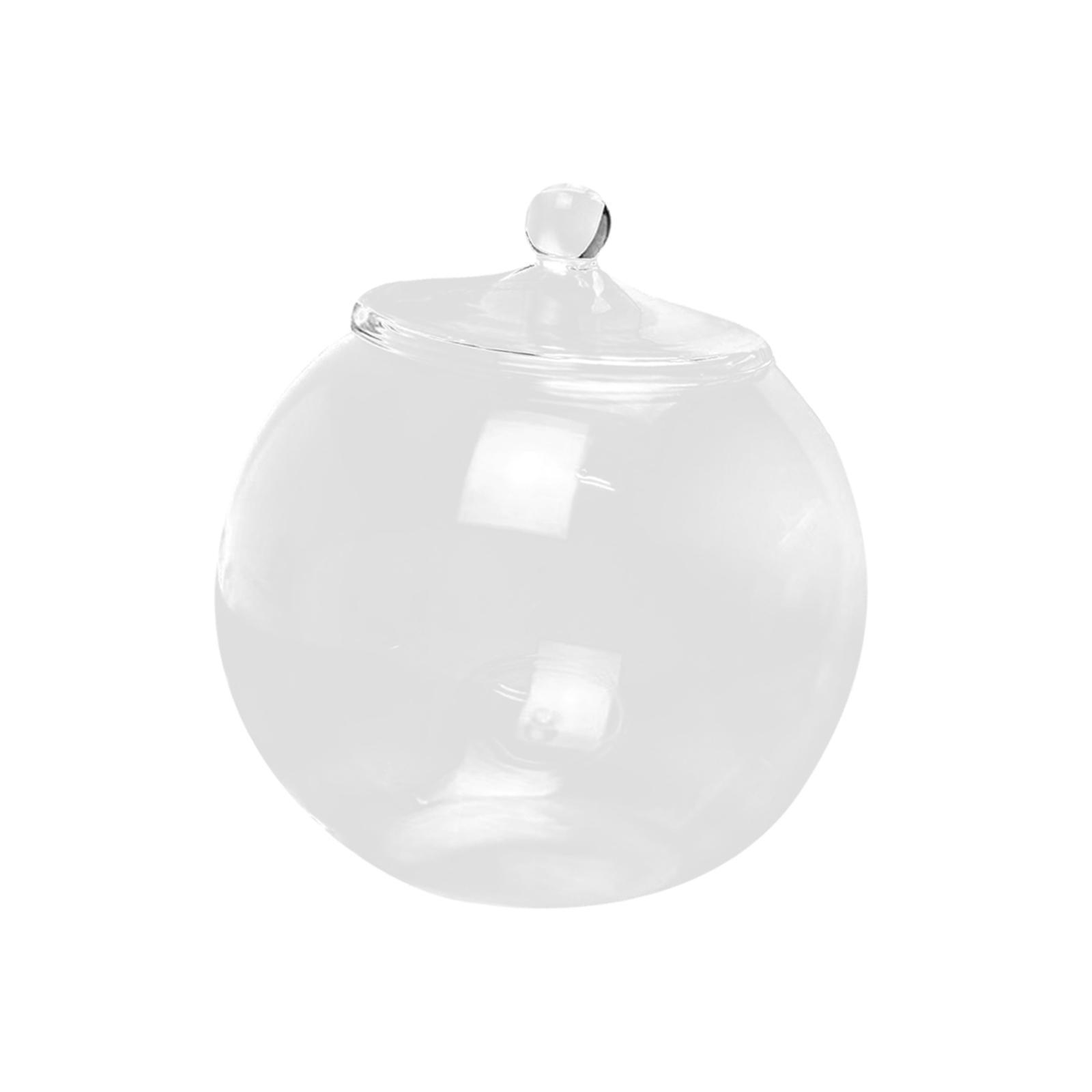 Glass Terrarium, Glass Plant Container, Sealed Storage Jar, Centerpiece Planter Jar Micro Landscape Bottle for Candy Coffee kitchen Nuts