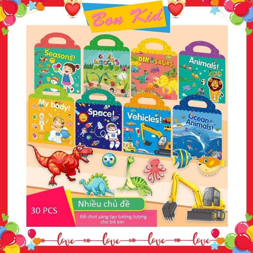 My Preschool BusyBook Bóc Dán 11 Chủ Đề - Cuốn Bóc Dán Thông Minh Cho Bé