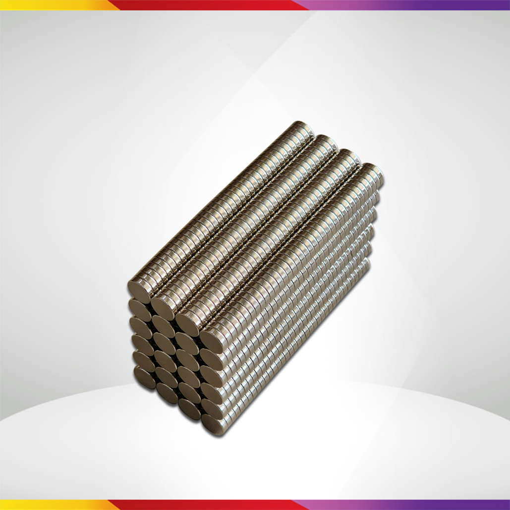 Bộ 20 Viên Nam Châm Đất Hiếm Loại Tròn 12x3mm Mạ Niken Lực Từ N35 Cực Mạnh