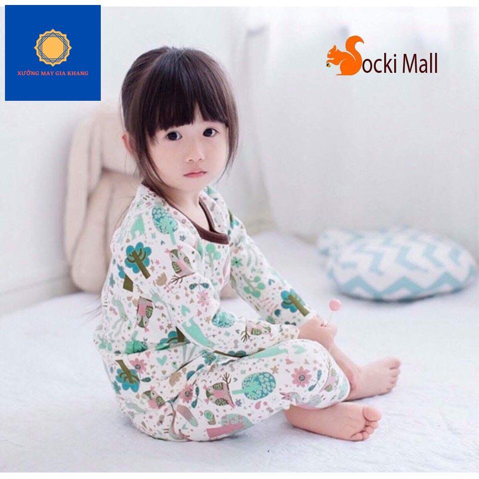 Đồ bộ quần áo dài tay, chất cotton mềm mịn cho trẻ nhỏ mặc ngủ trong những ngày trời trở lạnh - Quần áo trẻ em (190432)