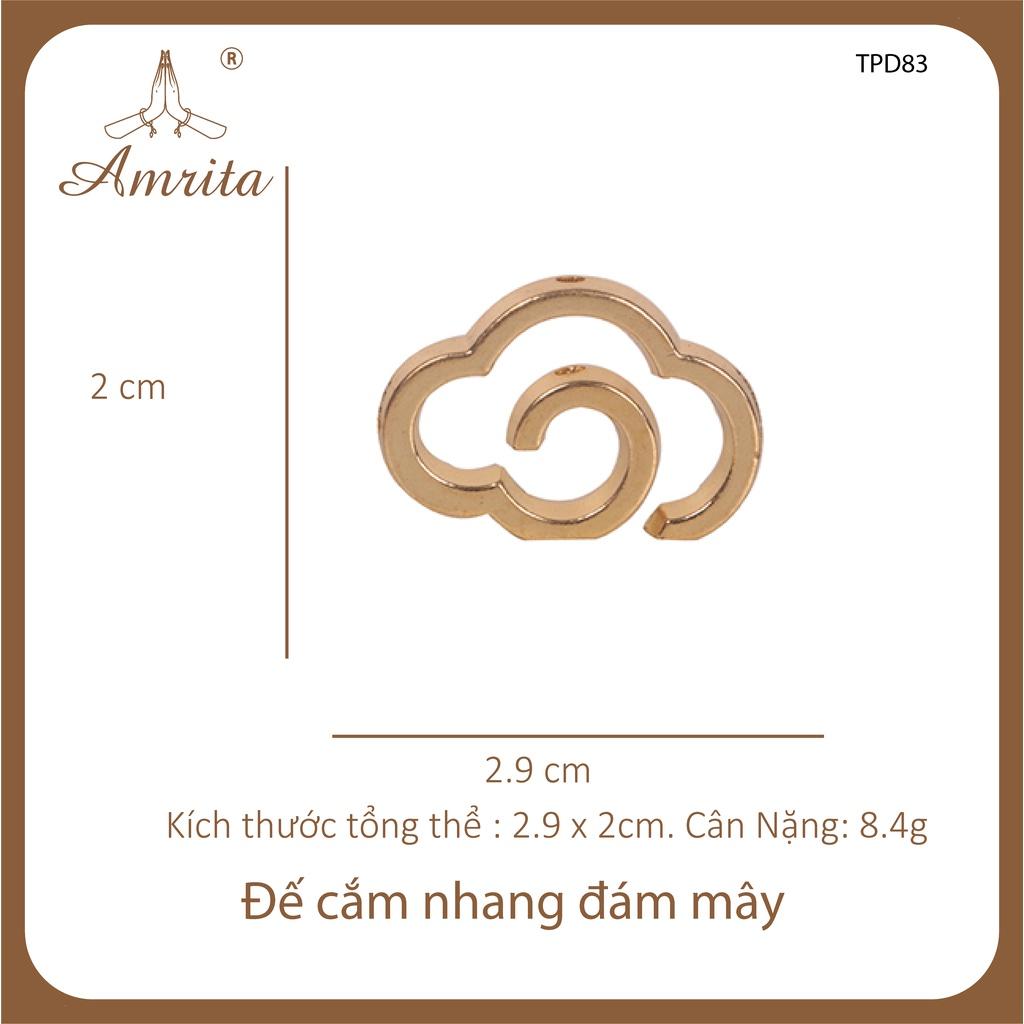 Đếm cắm nhang trầm hương - Đế cắm nhang vòng đặt hương cây dùng thắp hương để lư trầm phụ kiện thác khói - AMRITA