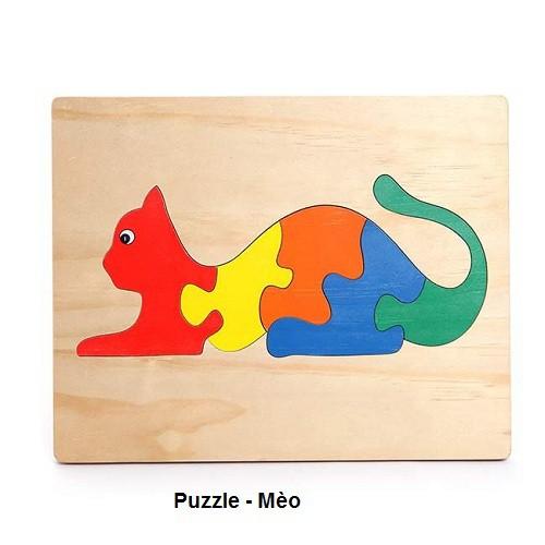 Bộ tranh ghép 13 loài động vật | Puzzle Animal 20x25cm - Phần 2