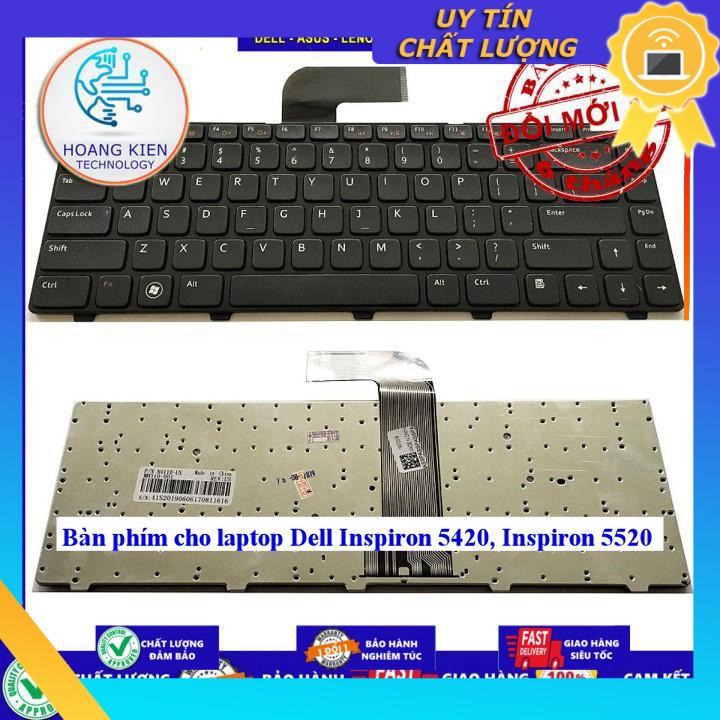 Bàn phím cho laptop Dell Inspiron 5420 Inspiron 5520 - Phím Zin - Hàng chính hãng  MIKEY335