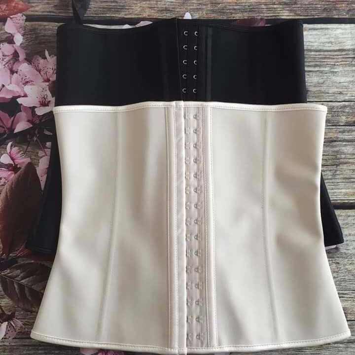 Gen nịt bụng định hình Latex 9 xương thép,3 nấc móc Perfect