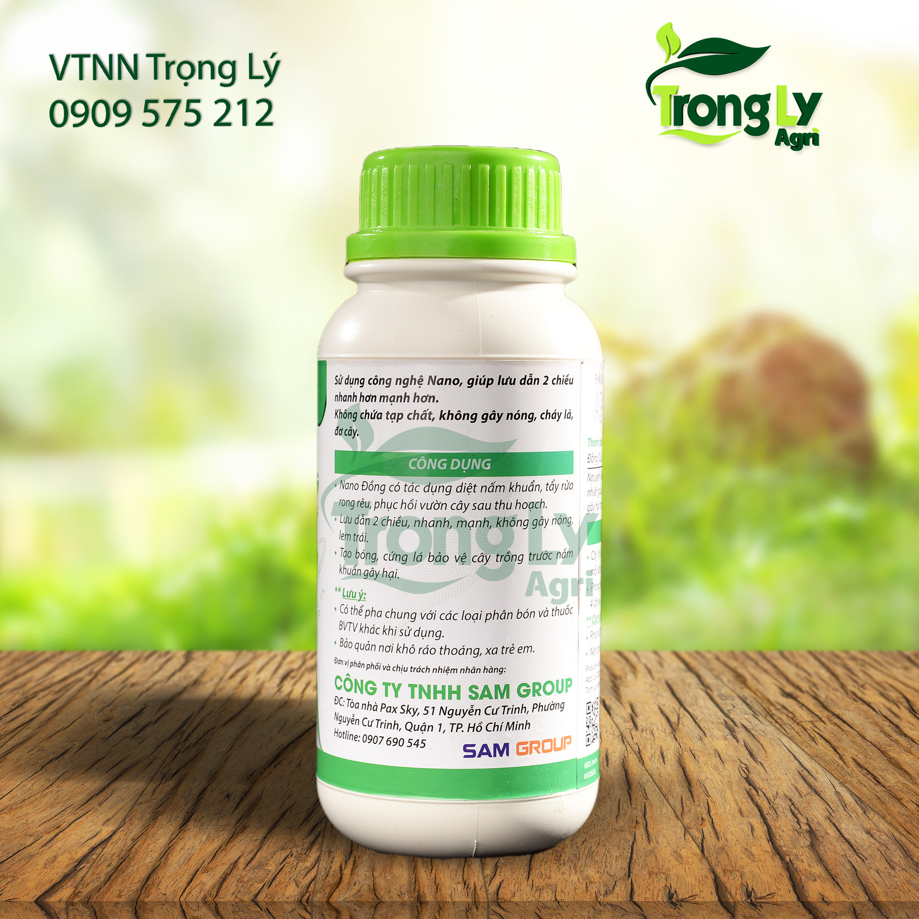 Luta Nano Đồng- Chuyên sát khuẩn, trị nấm bệnh và rửa vườn