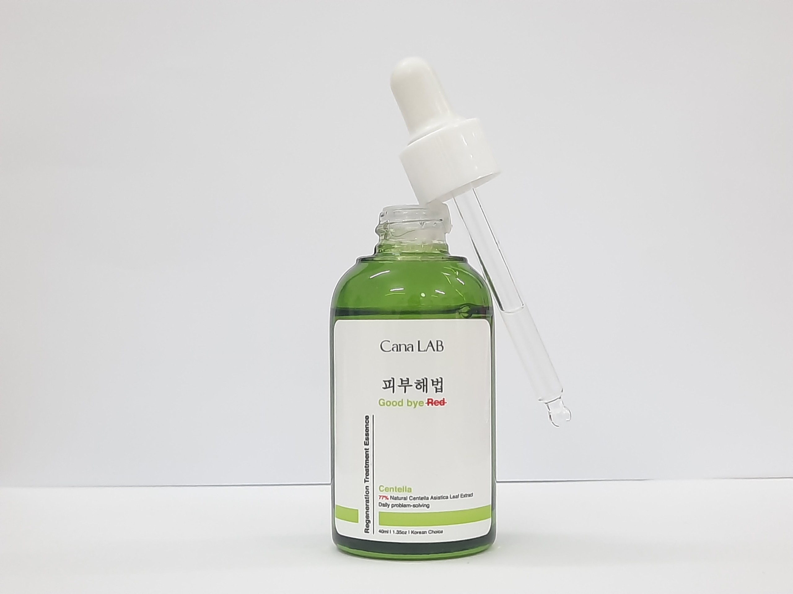 Tinh chất rau má làm dịu da, phục hồi và mờ vết thâm Cana LAB Centella Good bye RED Regeneration Treatment Essence