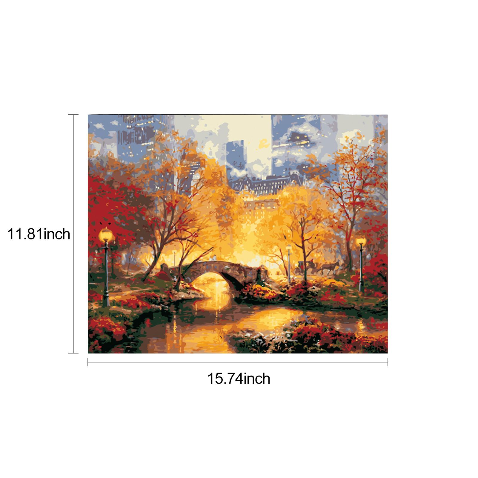Bức tranh sơn dầu trên vải Canvas cho người lớn, trẻ em mới bắt đầu thủ công, mỹ thuật tại nhà