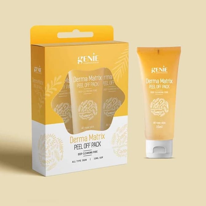 GEL LỘT HÚT NÁM MỤN ĐẦU ĐEN GIÚP DA MỊN MÀNG GENIE DERMA MATRIX PEEL OF PACK DEEP CLEANSING PORE 45ML