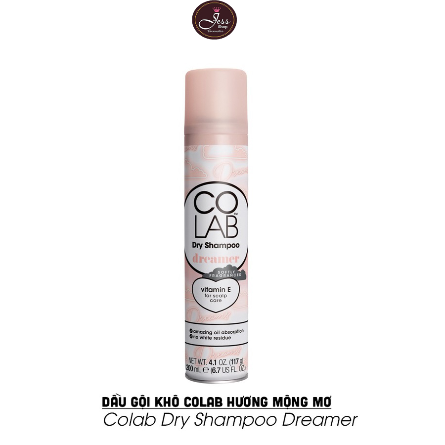 Dầu Gội Khô COLAB Dry Shampoo hương Dreamer 200ml