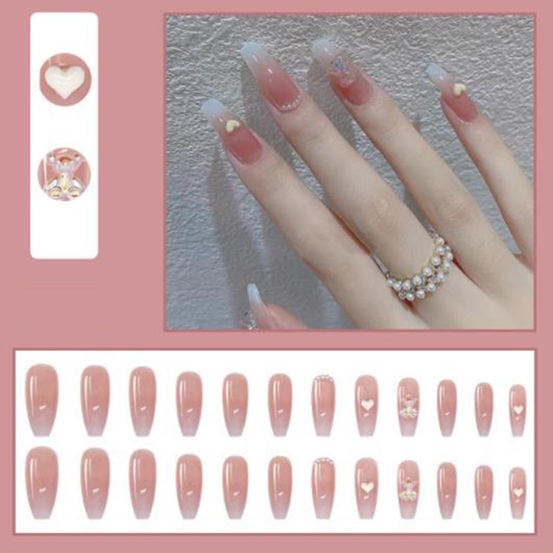 Set 24 Móng Tay Giả Dễ Thương Cho Nữ