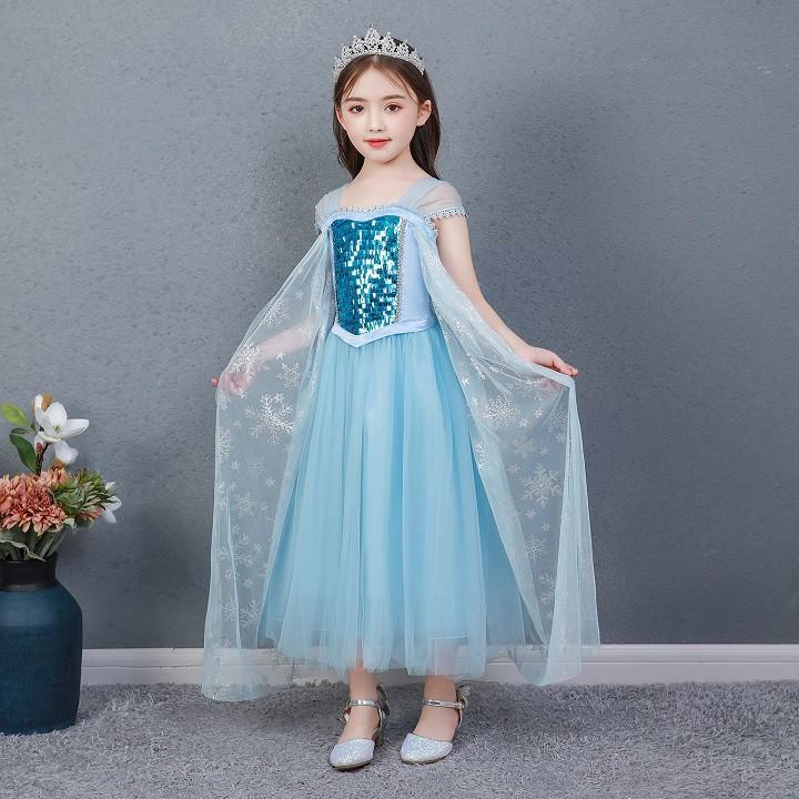 Đầm Công Chúa Elsa Cao Cấp Phim Frozen mã K17