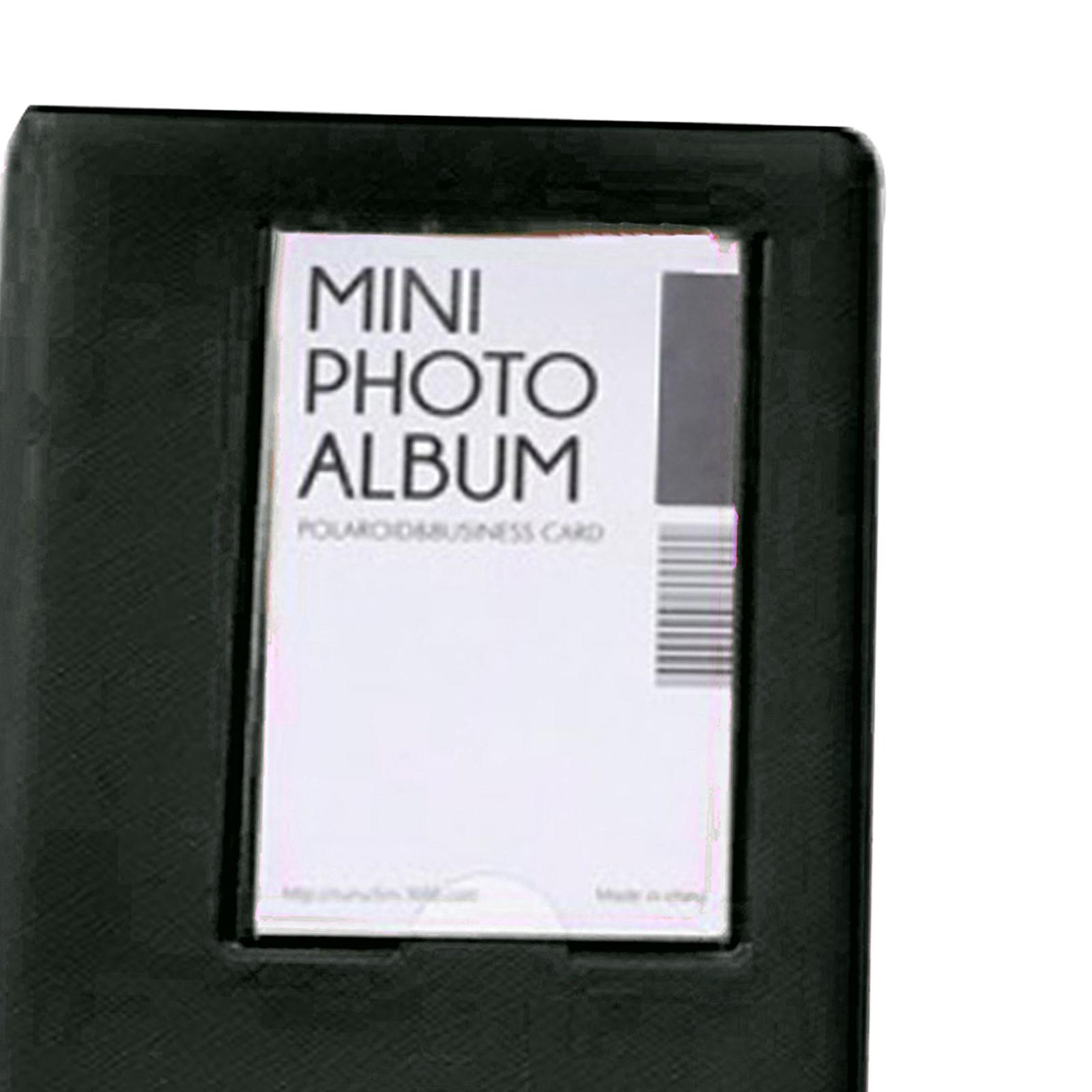 PU Leather Storage Display Book Album, 64 Photos Picture Album Army Green