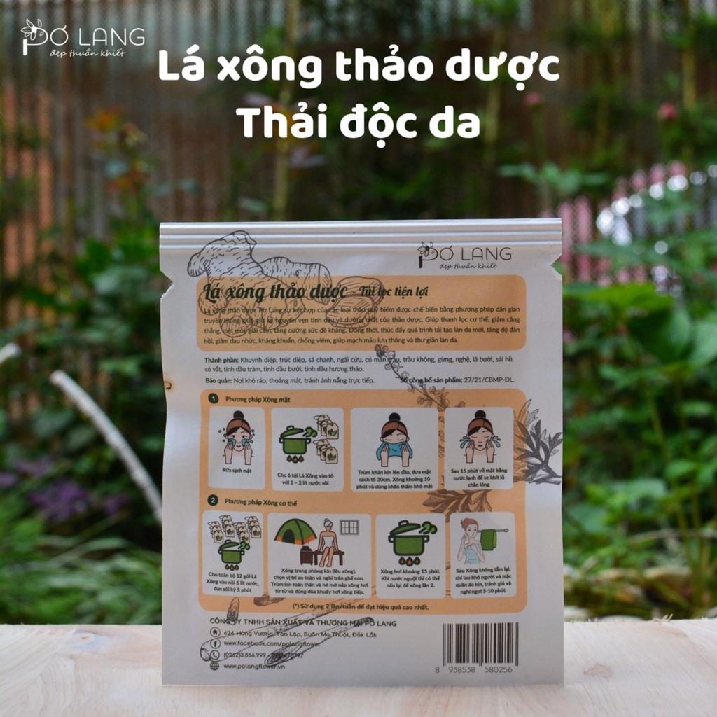 Lá xông thảo dược giải cảm Pơ Lang lưu thông khí huyết