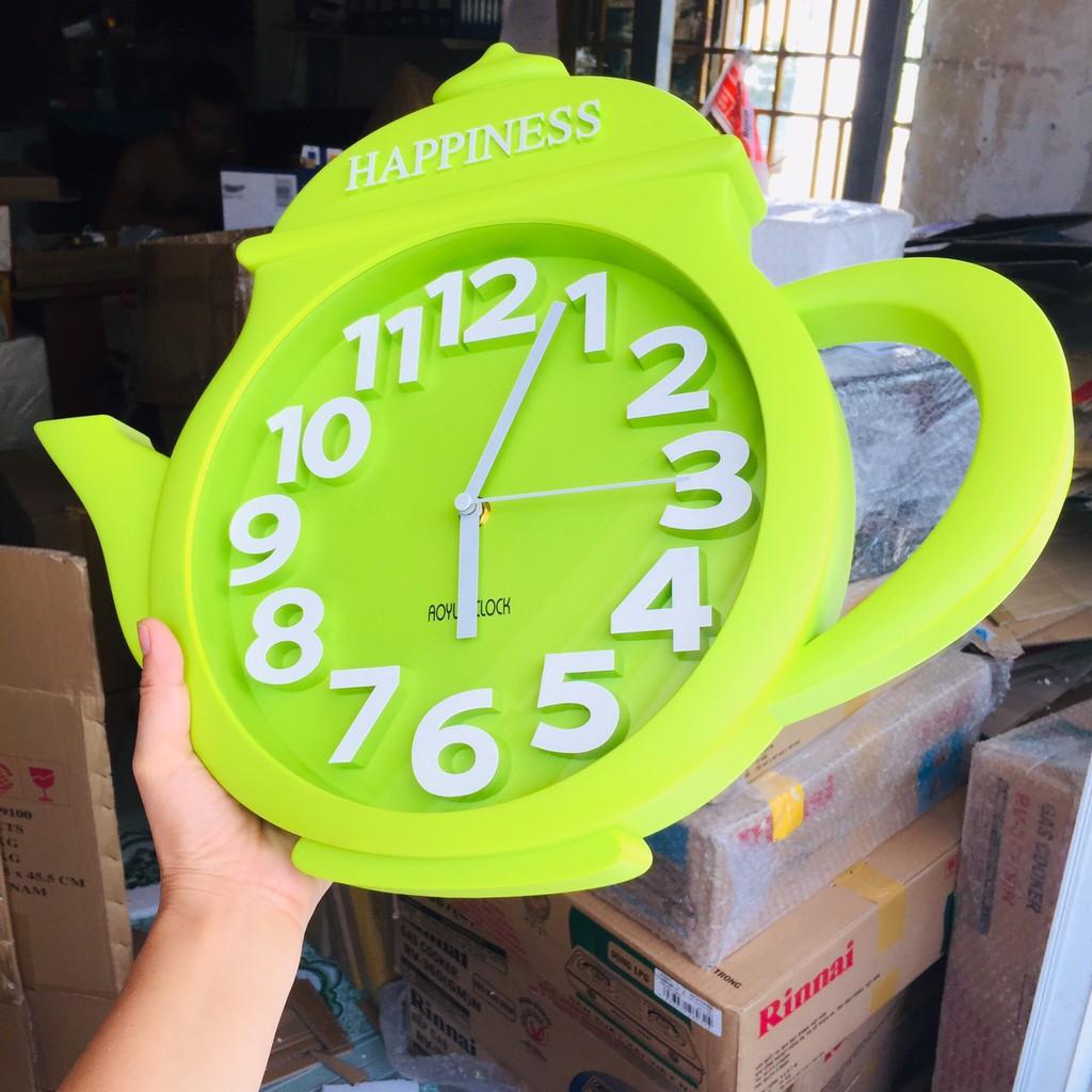 Đồng hồ treo tường hình ấm trà