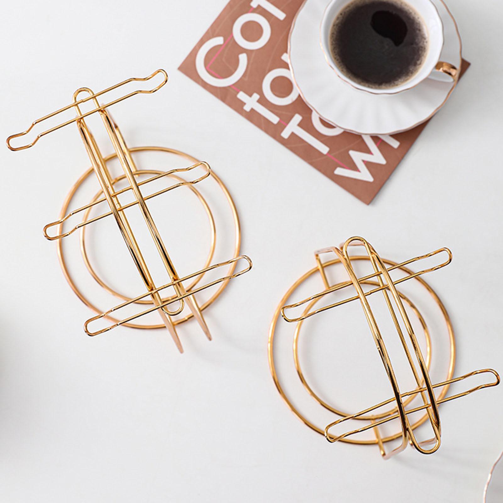2Pcs Home Cup Stand Dryer Rack Coffee Mug Hanger Holder Storage