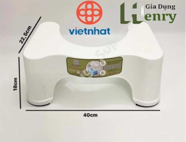 Ghế kê chân toilet, bồn cầu Việt Nhật, ghế kê chân đi vệ sinh cho bé siêu bền tiện dụng