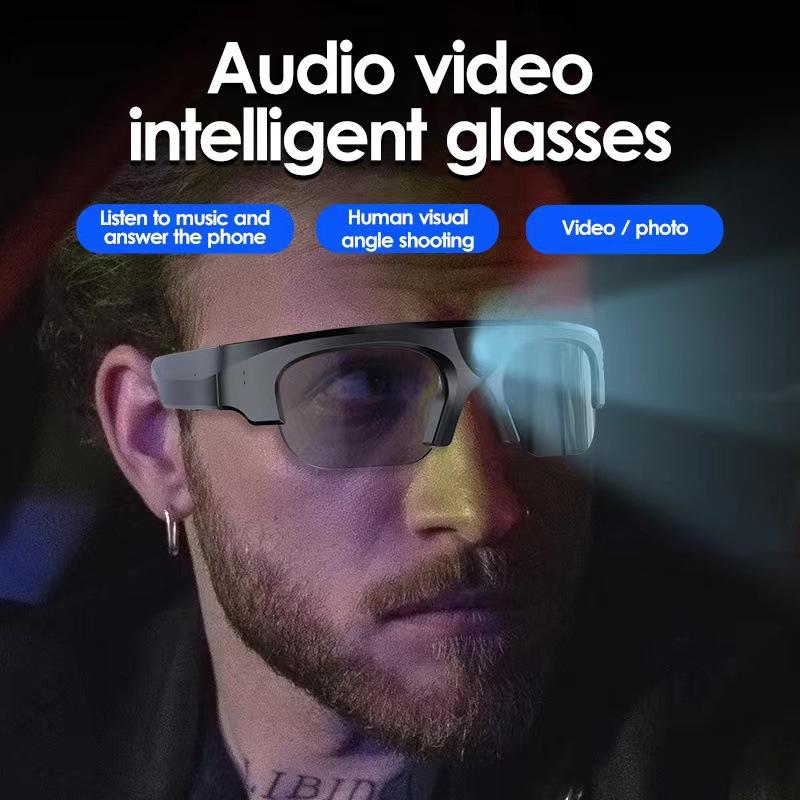 Camera hành động 4K mới kính thông minh kính thông minh kính râm Bluetooth Photography trực tiếp phát sóng trực tiếp
