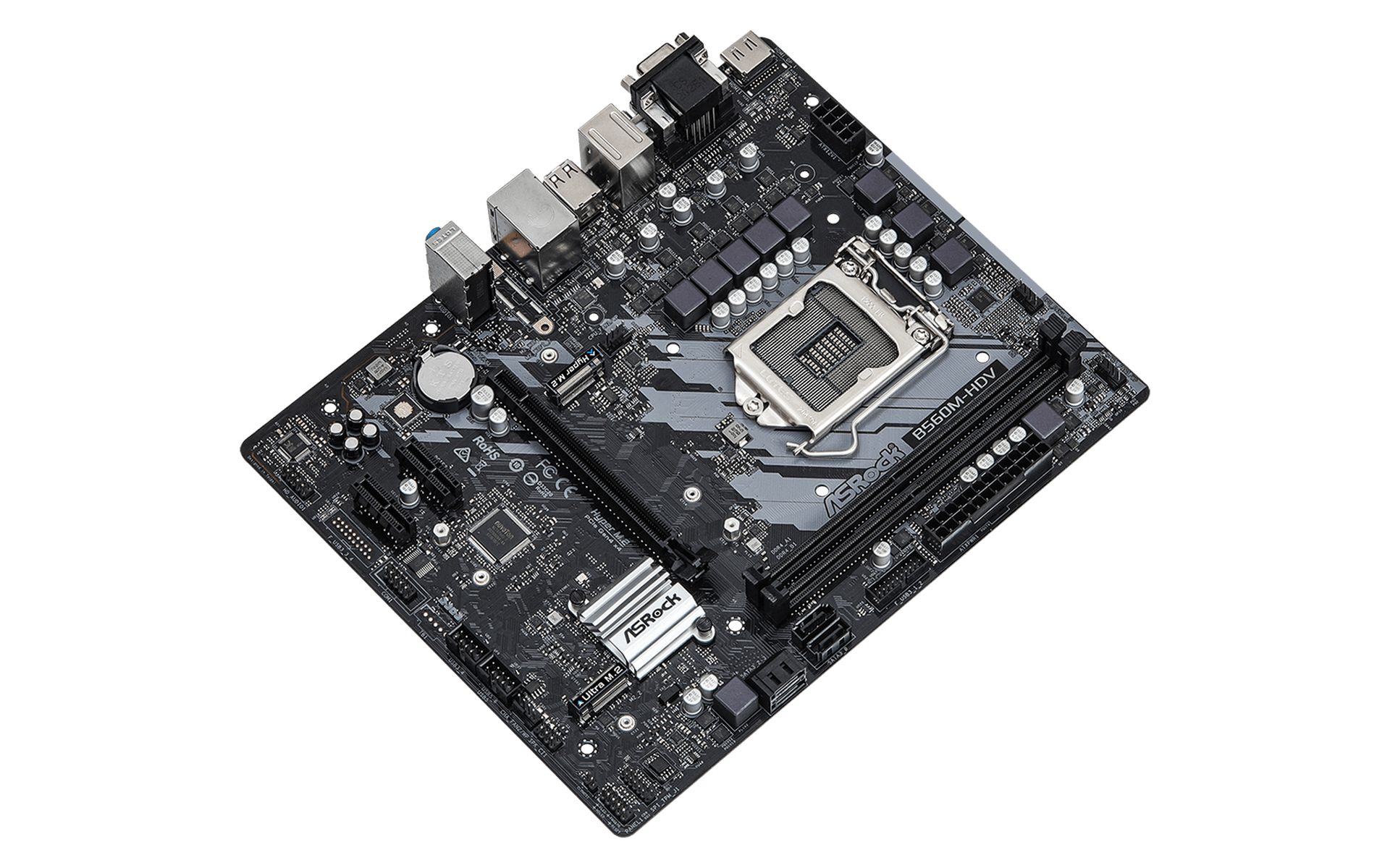 Bo mạch chủ Mainboard  ASROCK B560M-HDV Socket 1200 - Hàng Chính Hãng