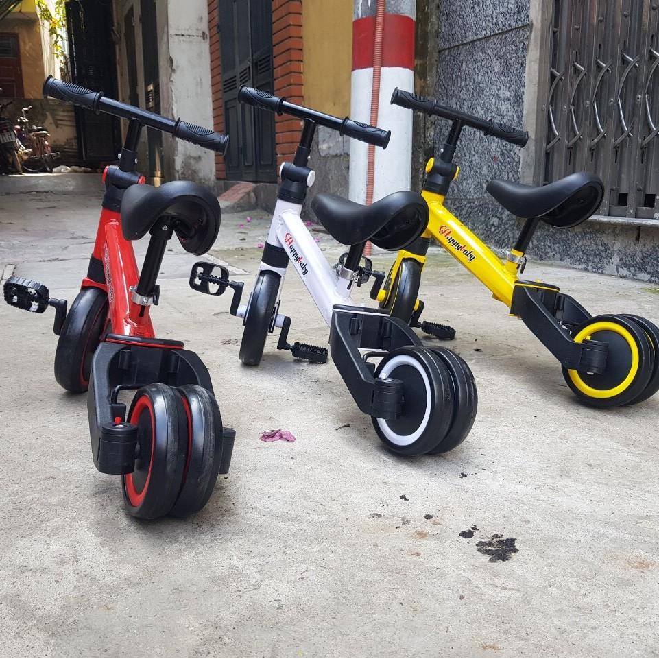 Xe chòi chân đa năng gấp gọn cho bé có khóa hãm chốt