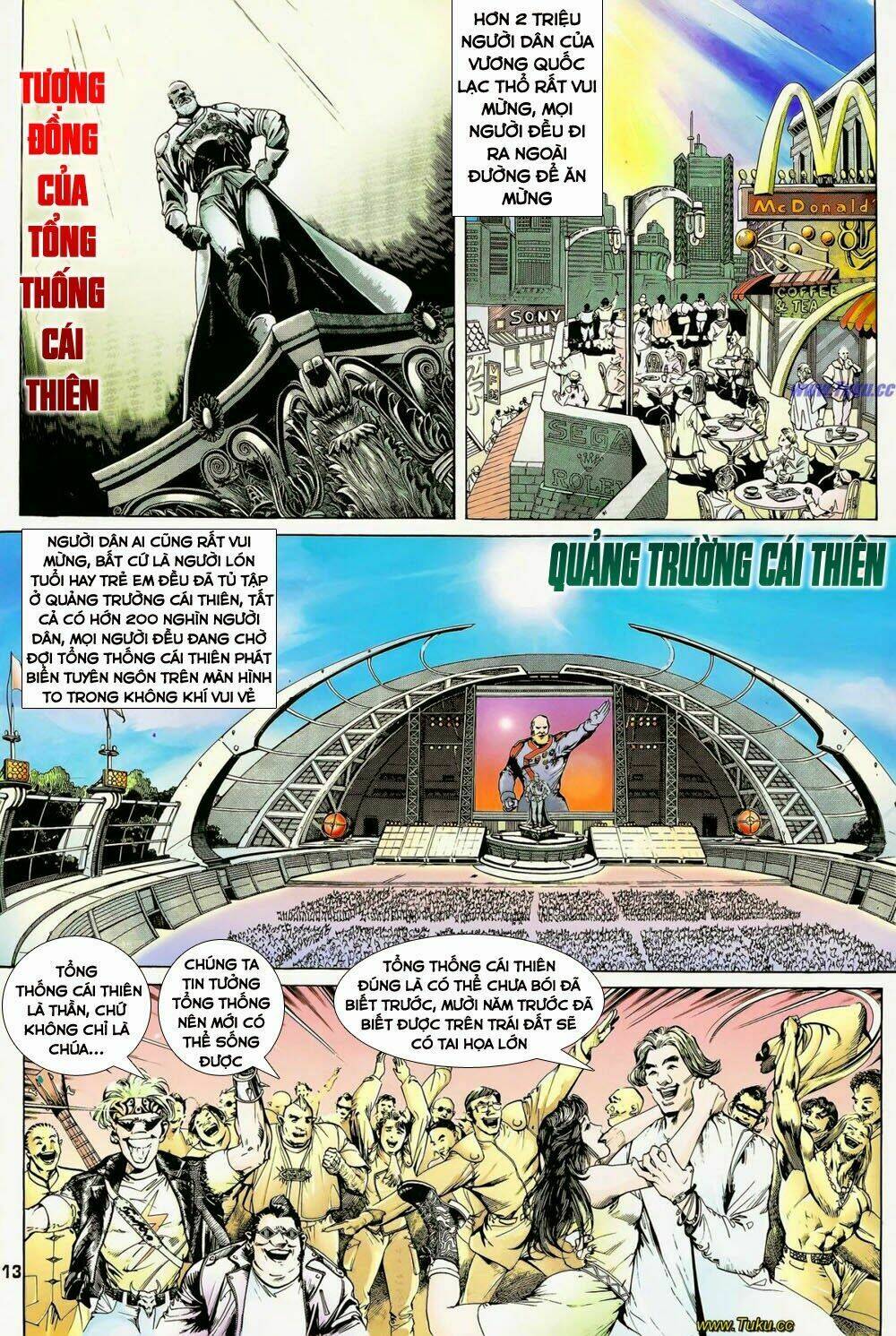 long hổ ngũ thế chapter 1 13