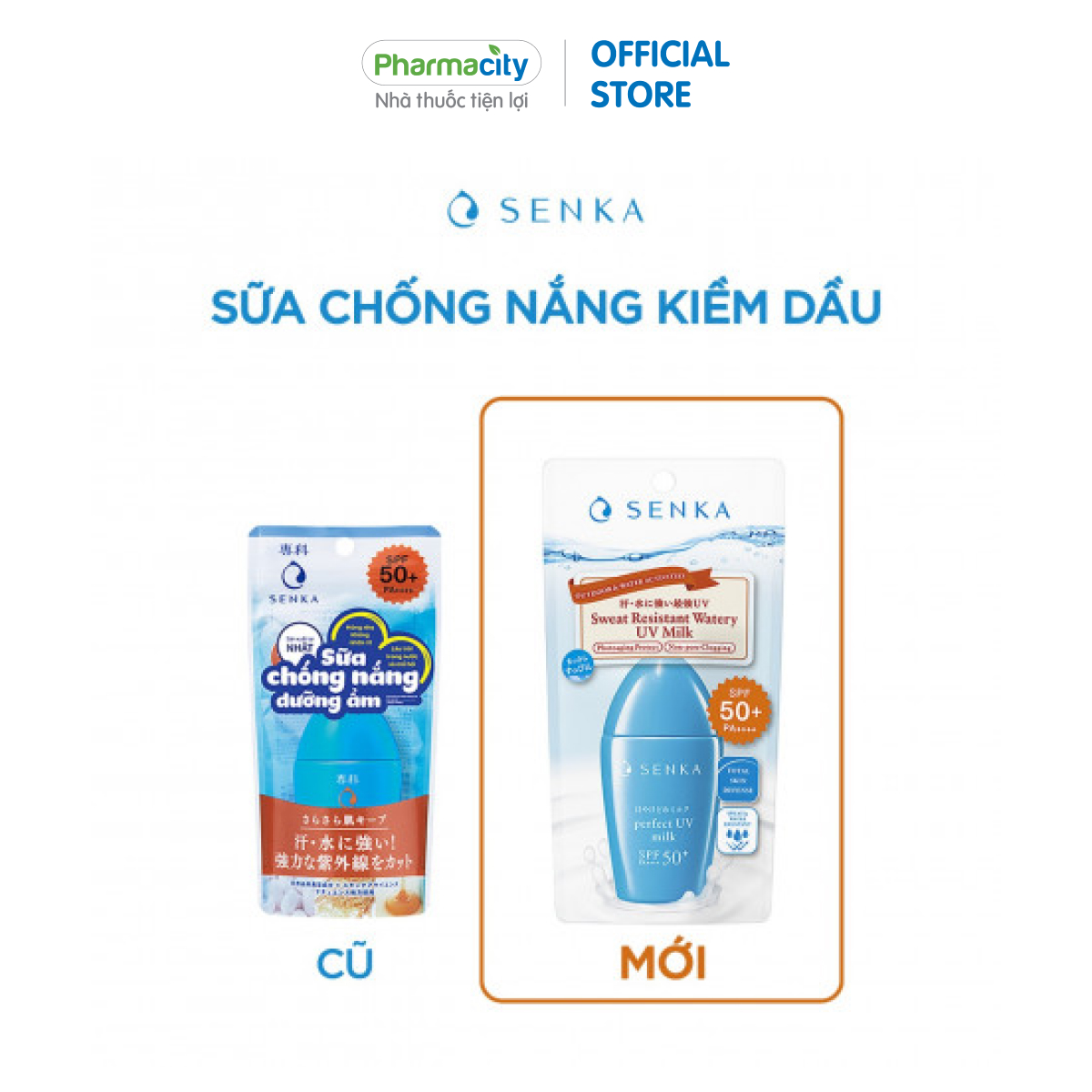 Sữa chống nắng Senka Perfect UV Milk (40ml)