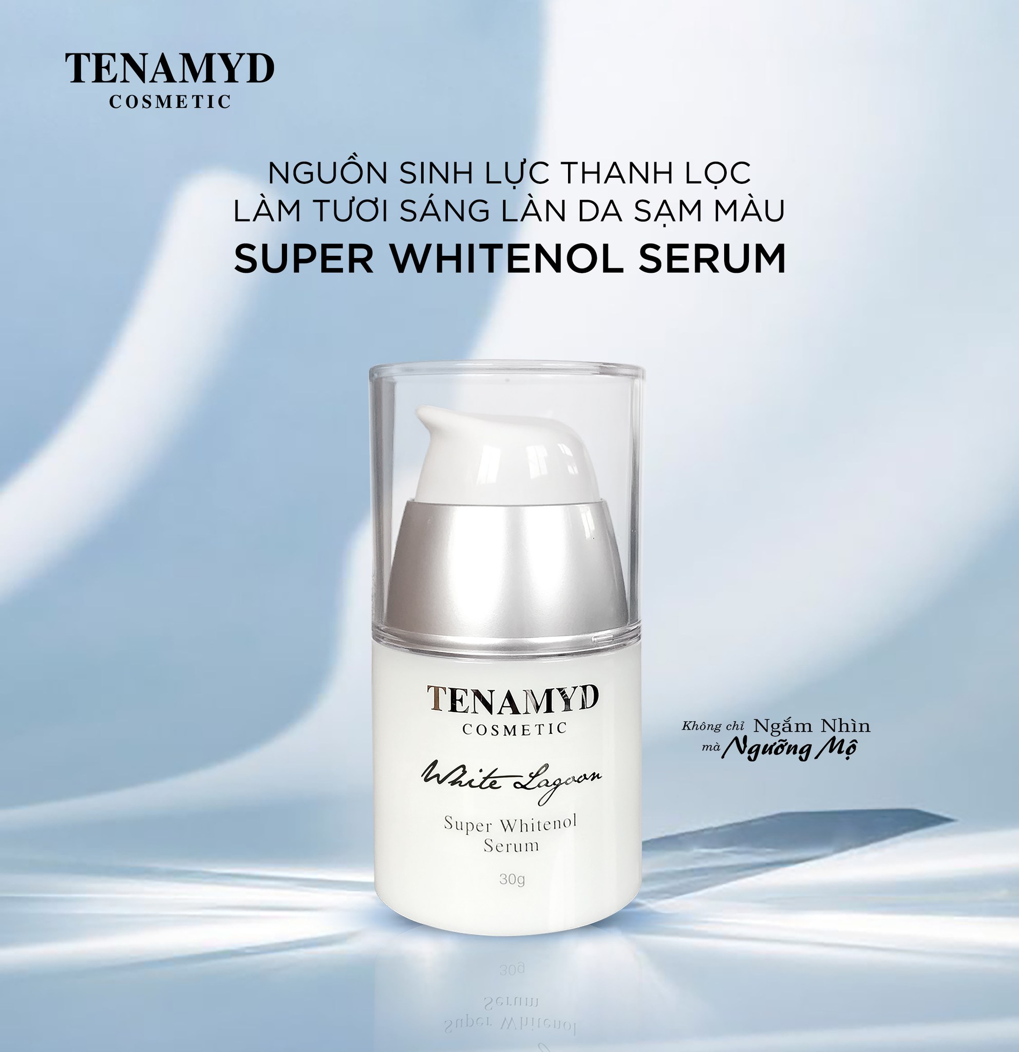 Tinh chất siêu trắng da TENAMYD White Lagoon Super Whitenol Serum 30g
