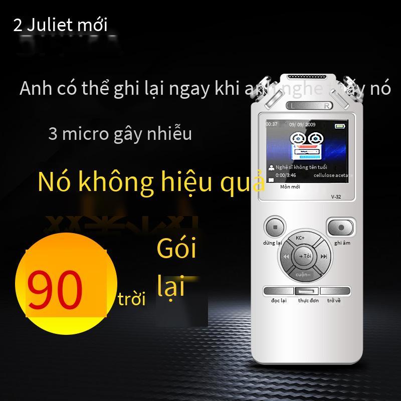 Giá thấp nhất Xinke V32 bút ghi âm thu nhỏ độ nét cao điều khiển giảm tiếng ồn đường dài máy nghe nhạc mp3 mini học sinh siêu nhỏ