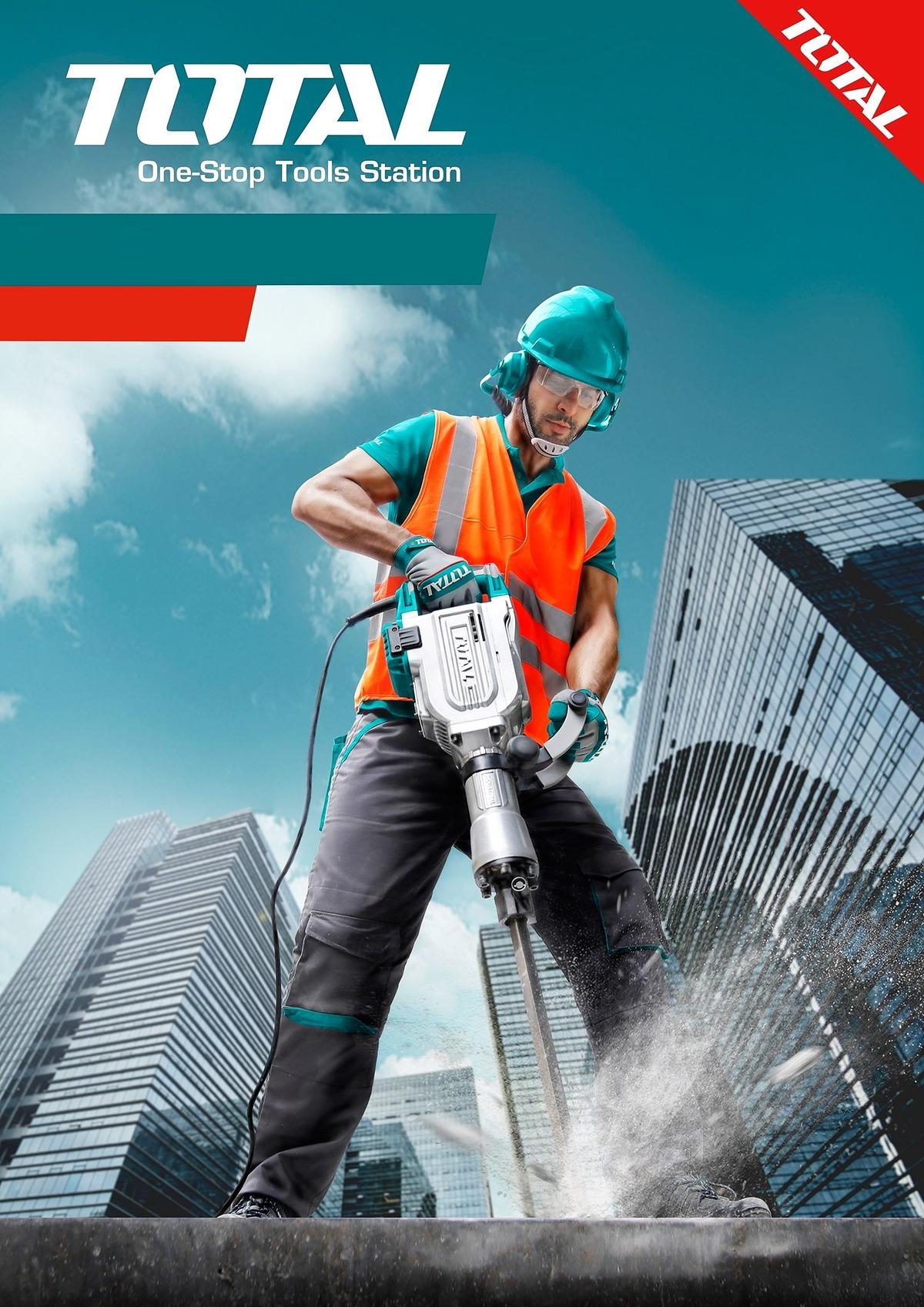 MÁY ĐỤC BÊ TÔNG 1700W TOTAL TH215456 - HÀNG CHÍNH HÃNG