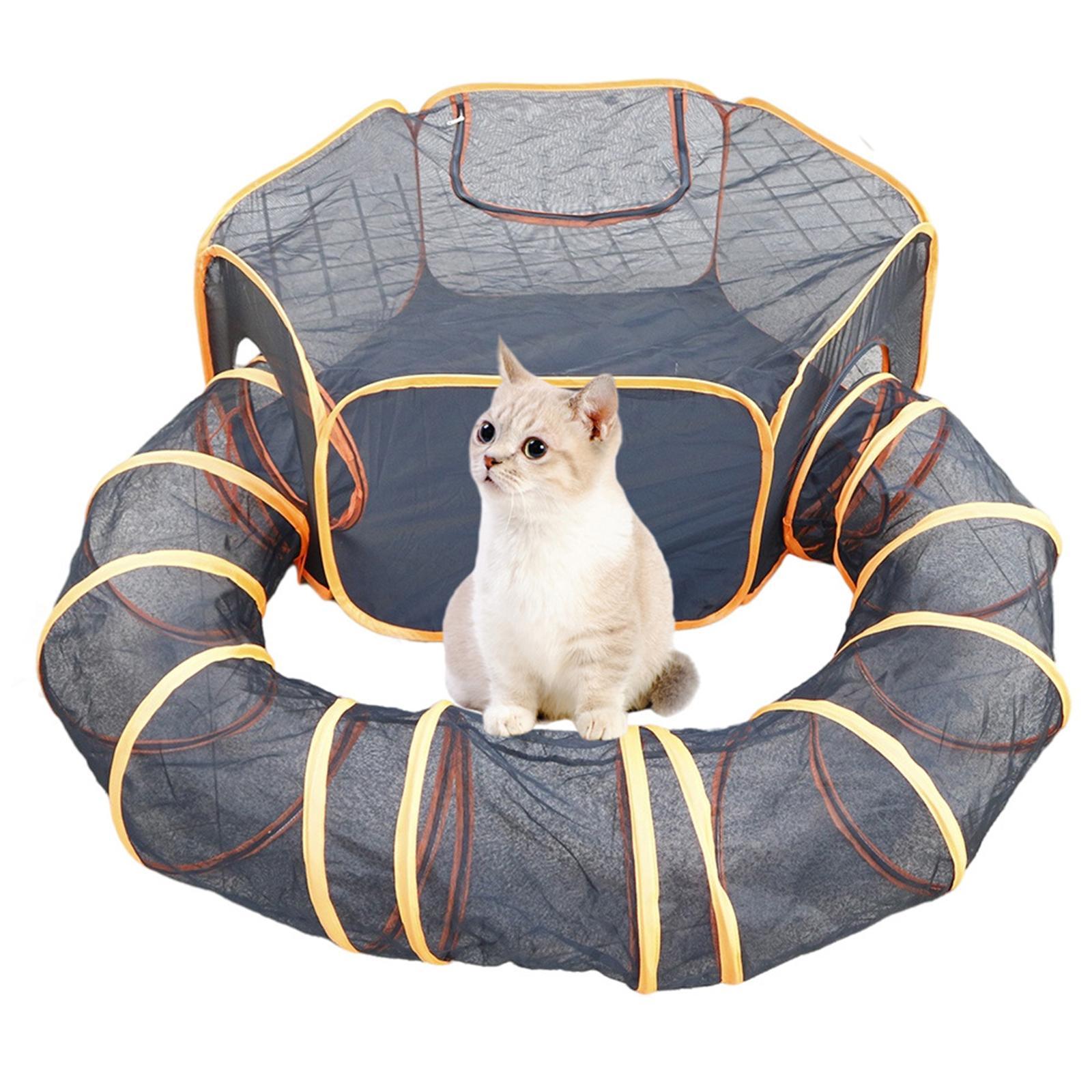 Cat Tunnel Toys Interactive Indoor Cats Interactive Toy Cat Tube for Rat