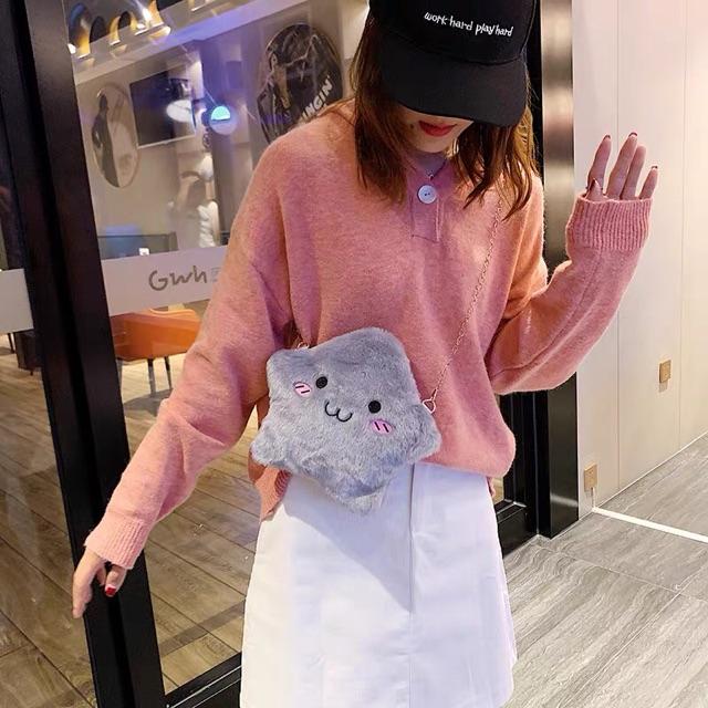 Túi đeo chéo hình sao dễ thương hàng độc quyền giá tốt