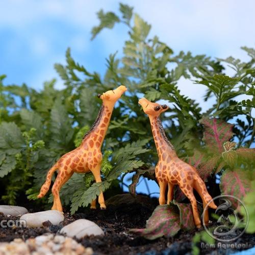 Mô Hình Hươu Cao Cổ Trang Trí Hồ Cá Cảnh / Trang Trí Bể Bán Cạn / Tiểu Cảnh Sen Đá, Xương Rồng