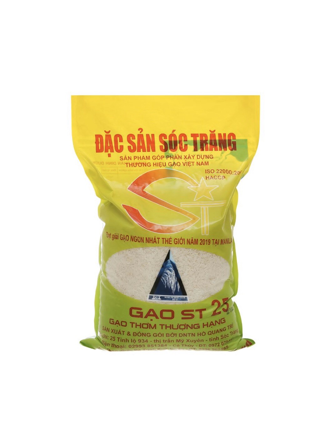 Gạo ST25 ( Dẻo mềm, ngọt cơm, thơm nhiều) Bao 10kg