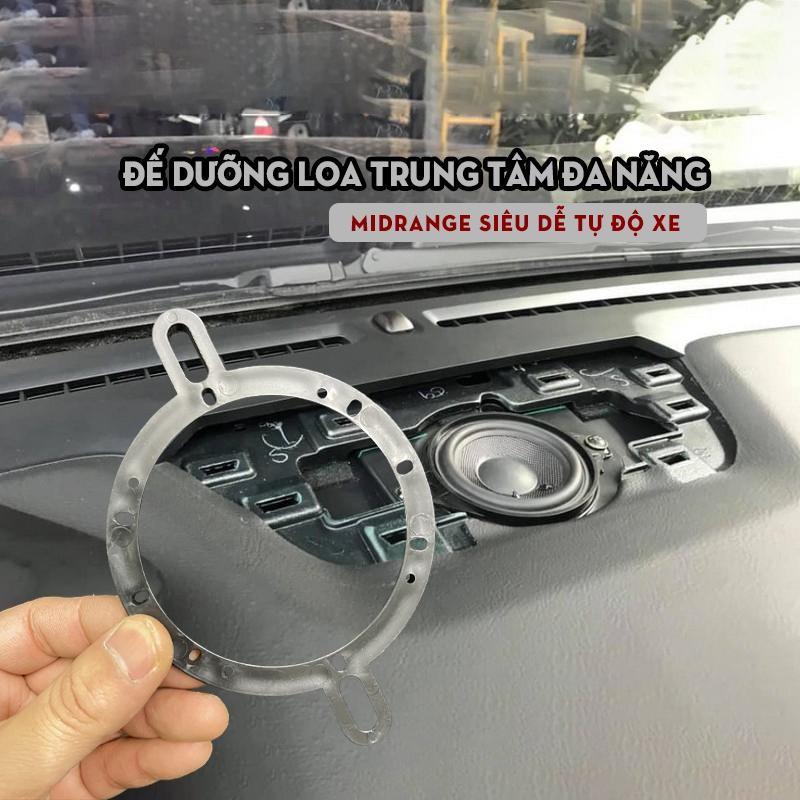Dưỡng đế loa trung tâm, Đế mặt dưỡng phía dưới bắt vít loa center đa năng Ford Everst, Ranger, Toyota Cross, KIA Seltos
