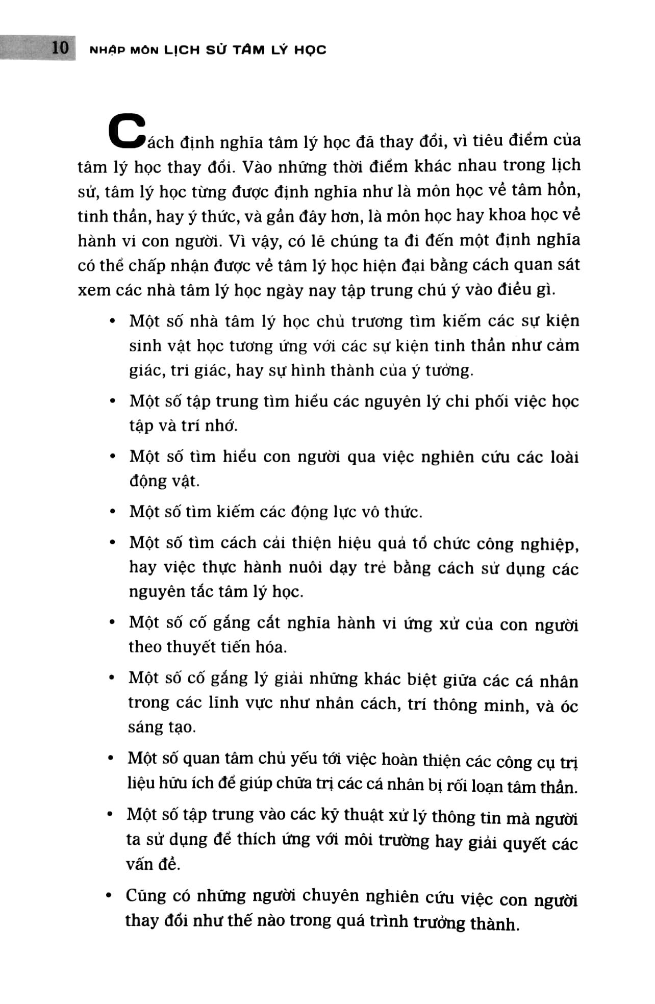 Nhập Môn Lịch Sử Tâm Lý Học - Bìa Cứng