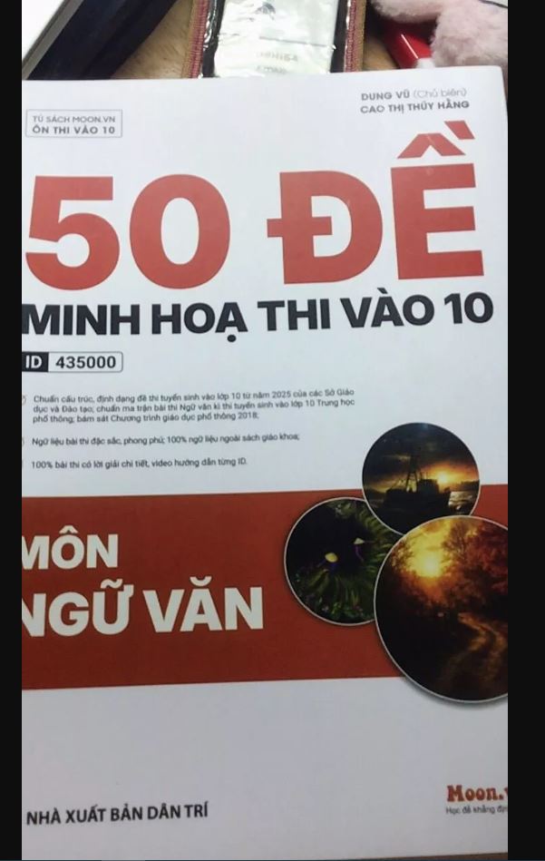 50 đề minh hoạ thi vào 10 môn Ngữ văn - MoonBook