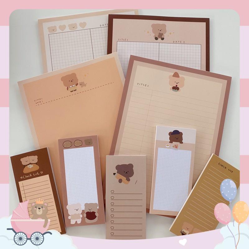 Set 50 tờ Giấy Note, Giấy Ghi Chú, Note To Do List Dễ Thương