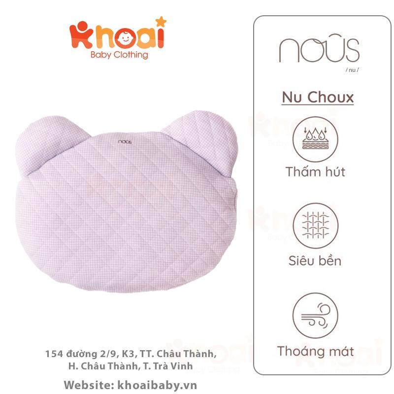 Phụ kiện NOUS - Gối bông hình gấu cho bé - Chất liệu cotton và bông