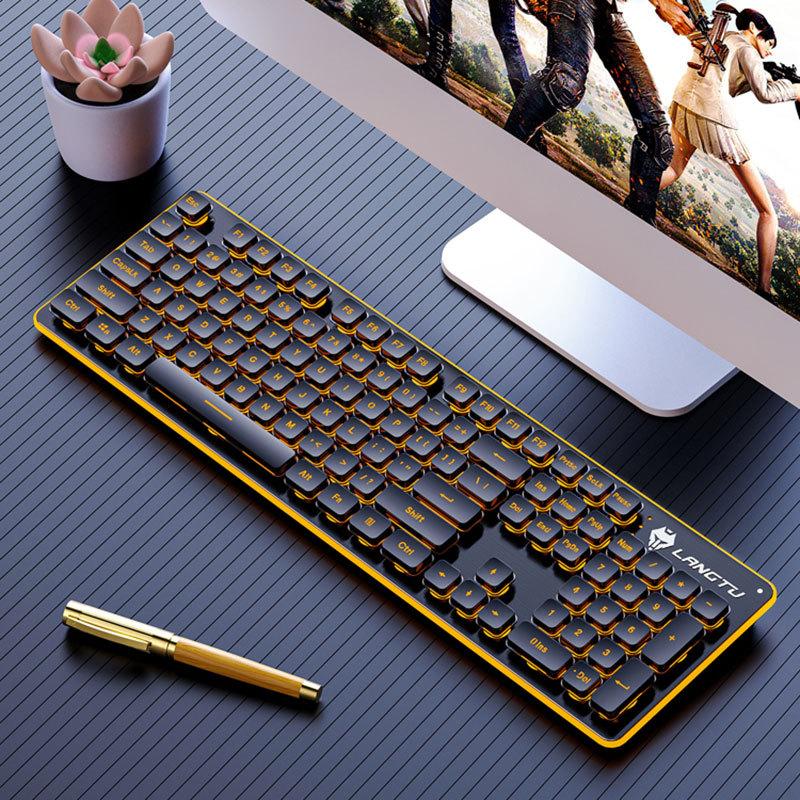Giá thấp nhất bàn phím sói cách thao túng trò chơi có dây cảm thấy thể thao điện tử usb tất cả đều hỗ trợ sô cô la hỗ trợ đèn nền chống nước