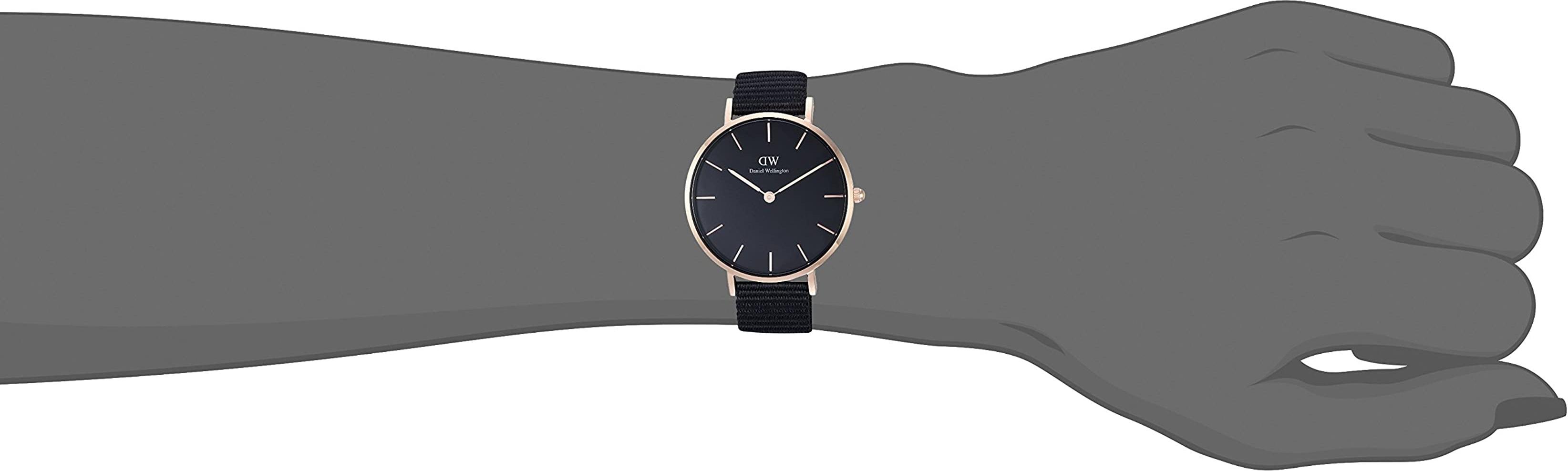 Đồng hồ nữ DANIEL WELLINGTON PETITE CORNWALL ROSE BLACK 32MM DW00100215